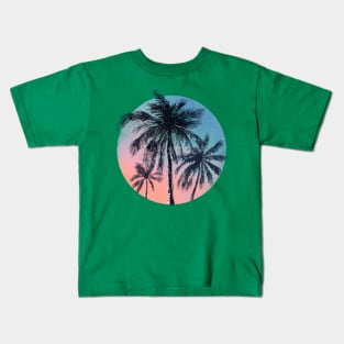 Palms Sunset Kids T-Shirt